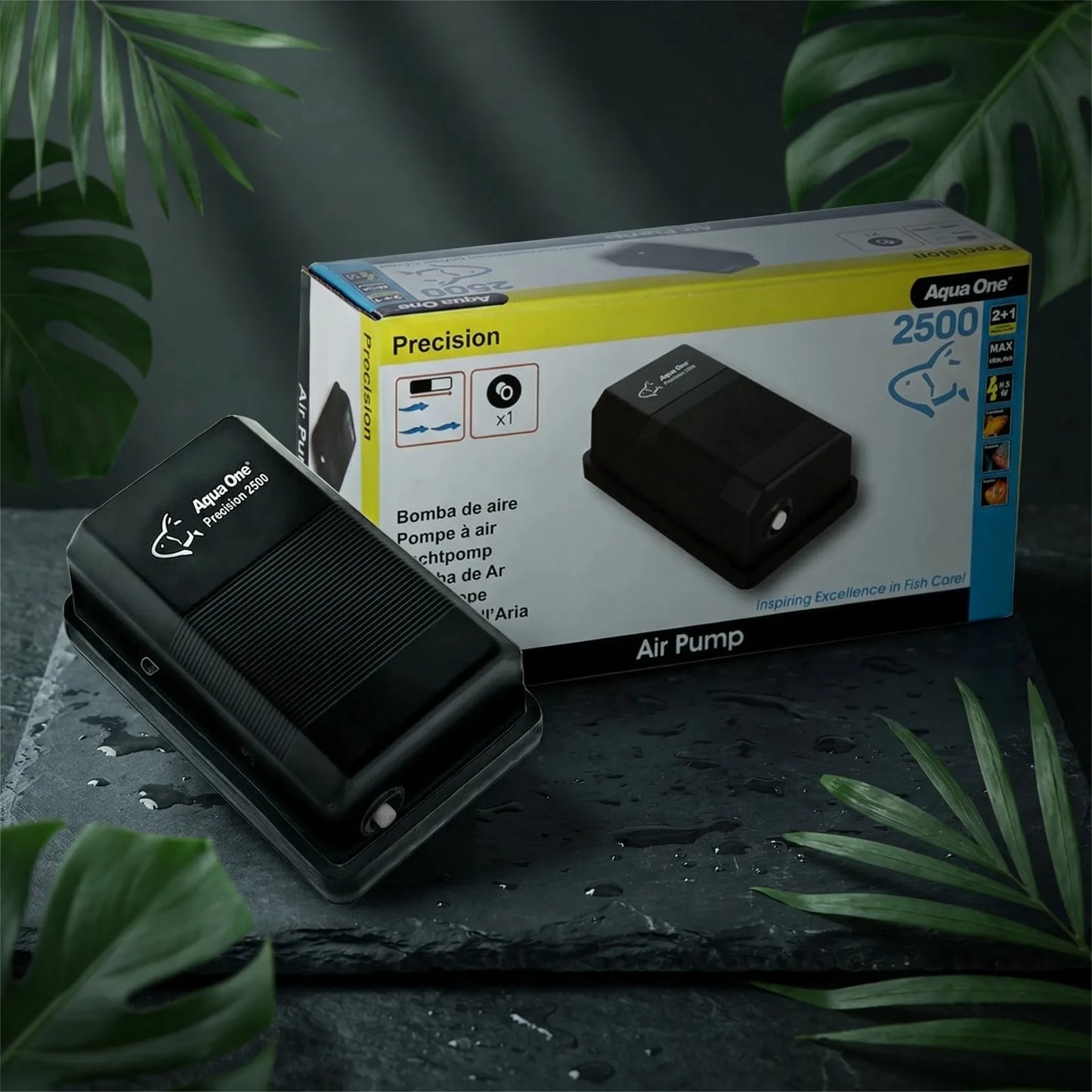 Aqua One Precision SR Series Air Pump for Hydroponics, DWC and Aquariums