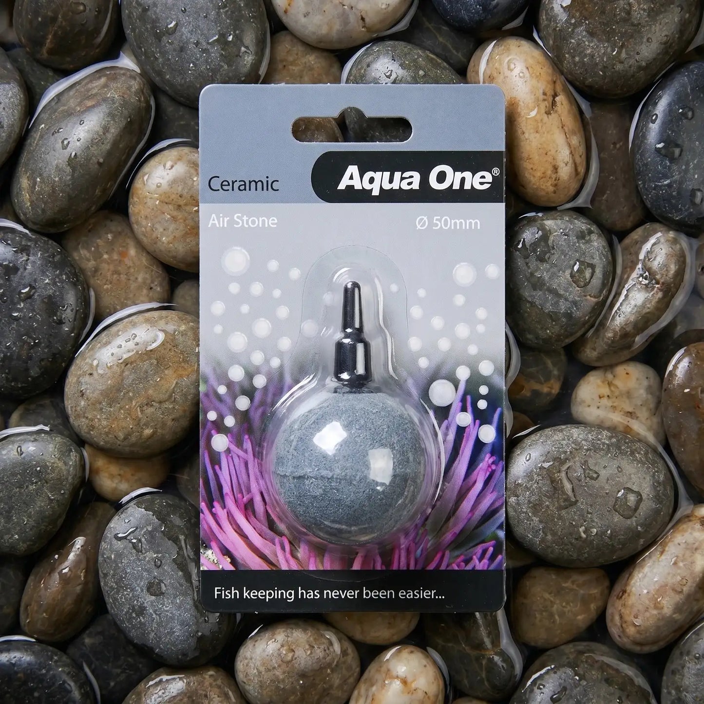 Aqua One Golf Ball Air Stone, 40mm and 50mm, for DWC, Hydroponics and Aquariums
