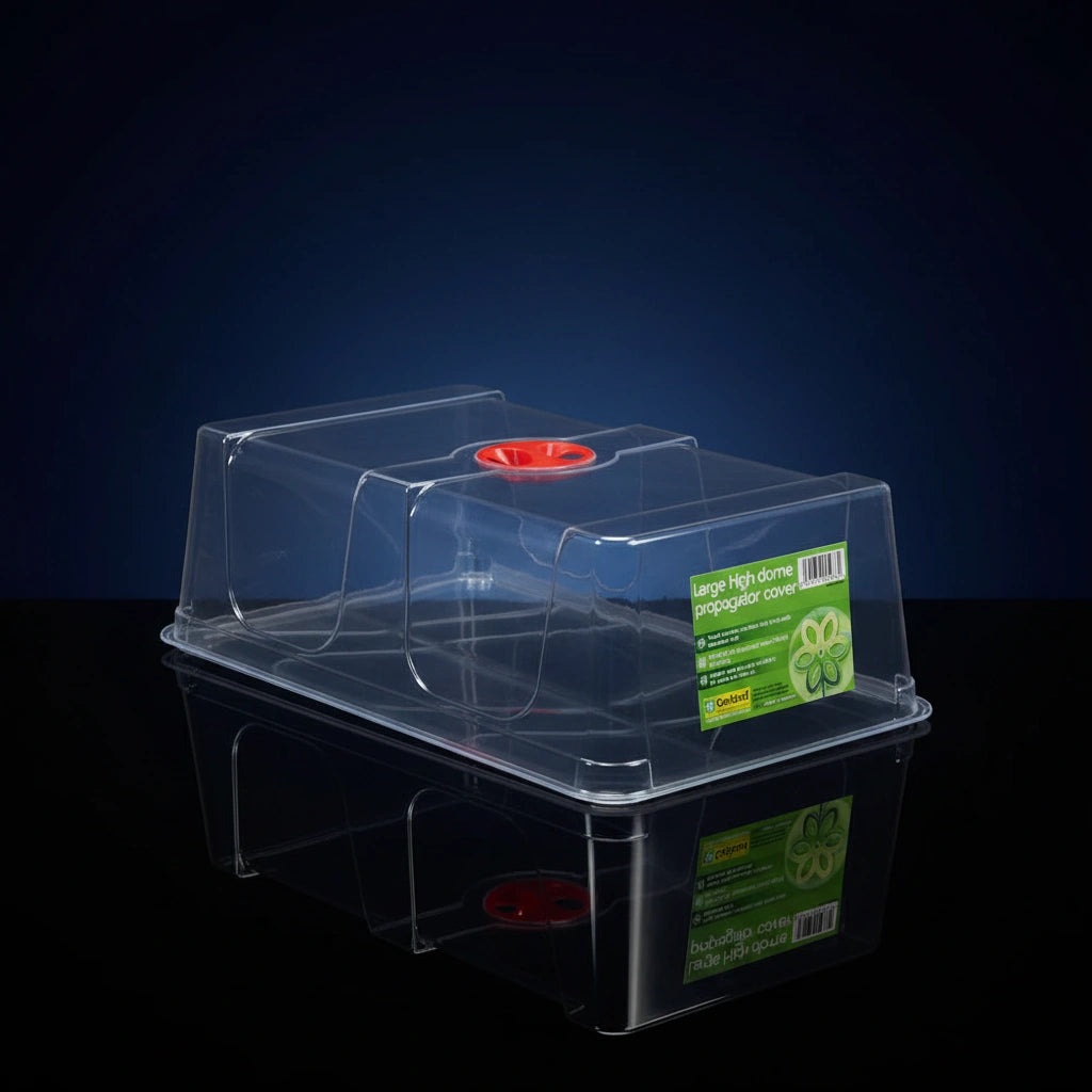Garland High Dome Propagator Lid | 37.5 x 23 x 12cm | Seed Tray Humidity Dome