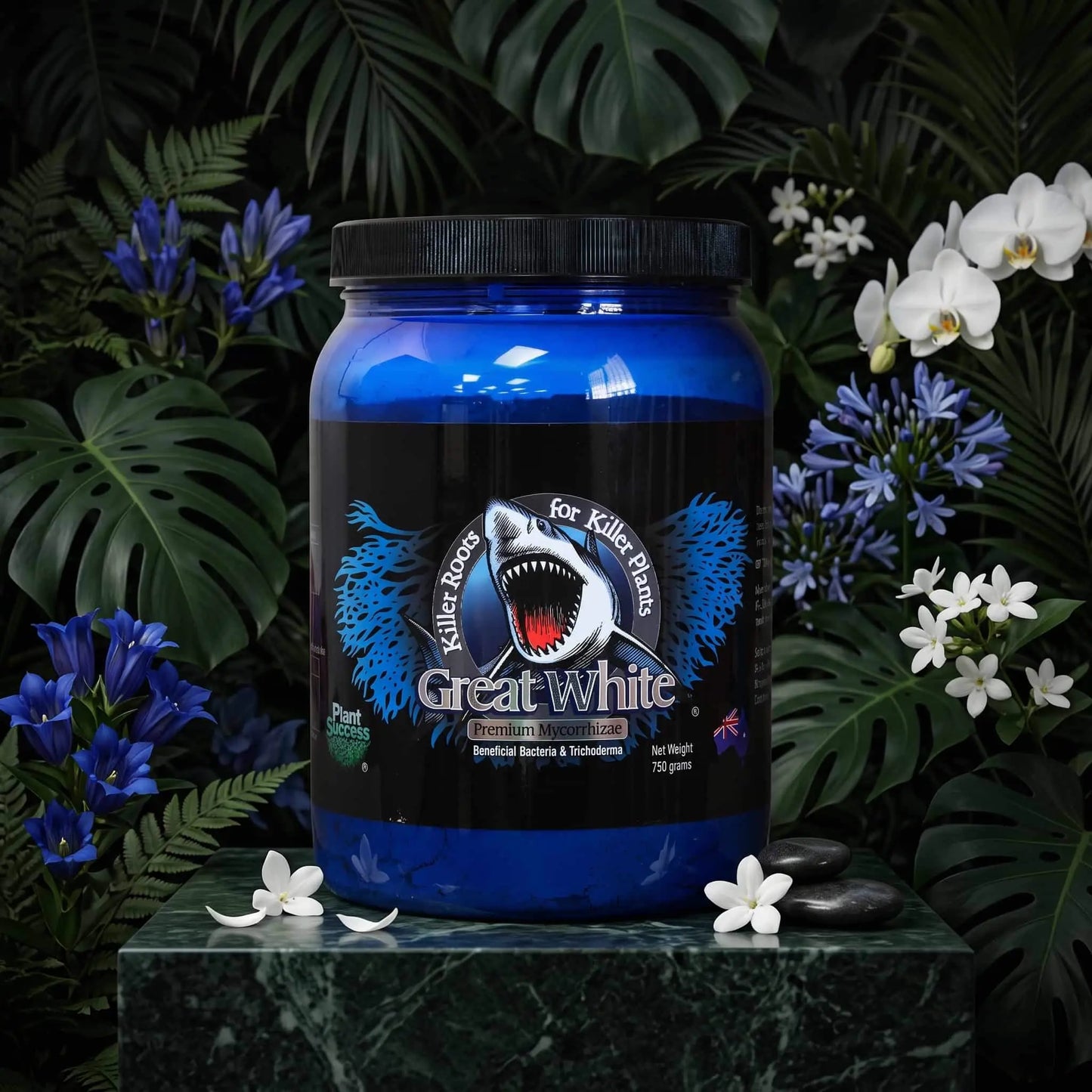 Great White Shark Microbial | 150g, 750g | Premium Mycorrhizal Root Booster