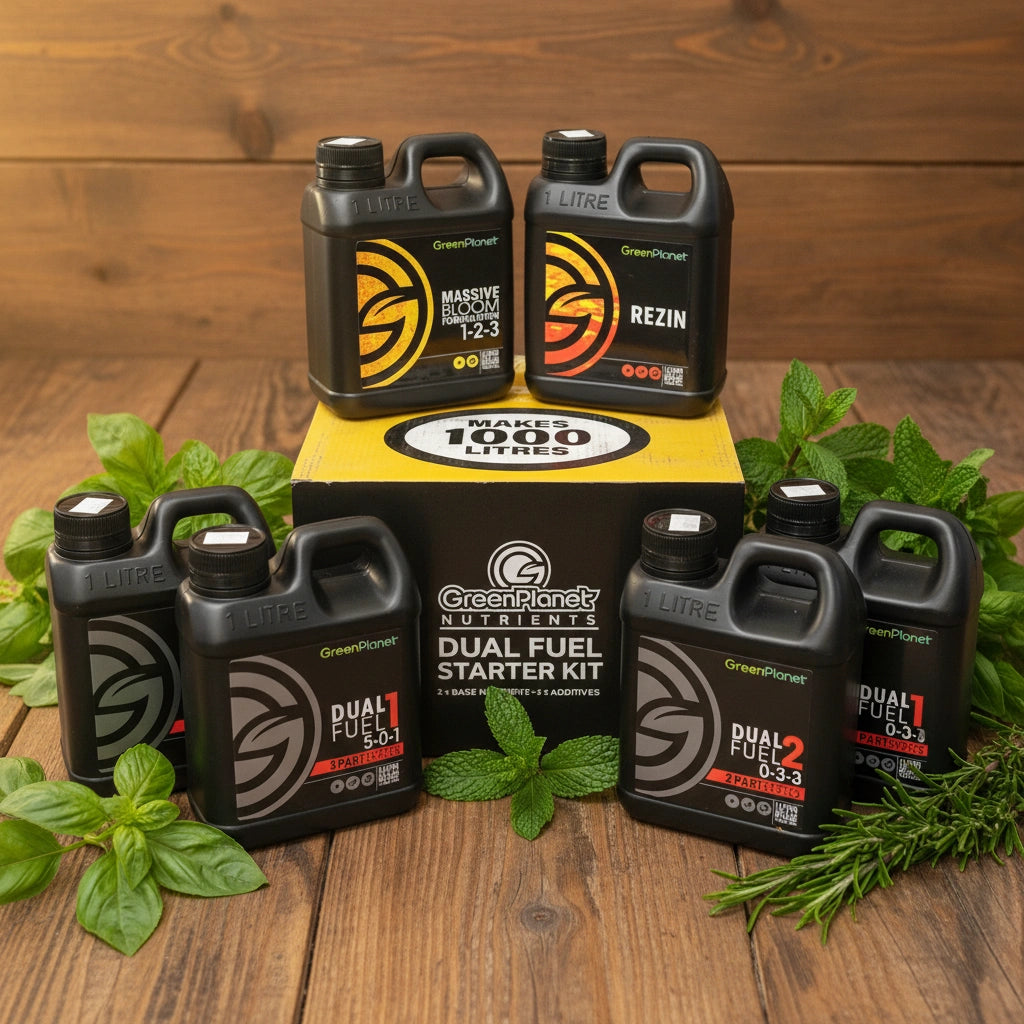 Green Planet Dual Fuel Starter Kit — Complete Hydroponic Nutrient Bundle