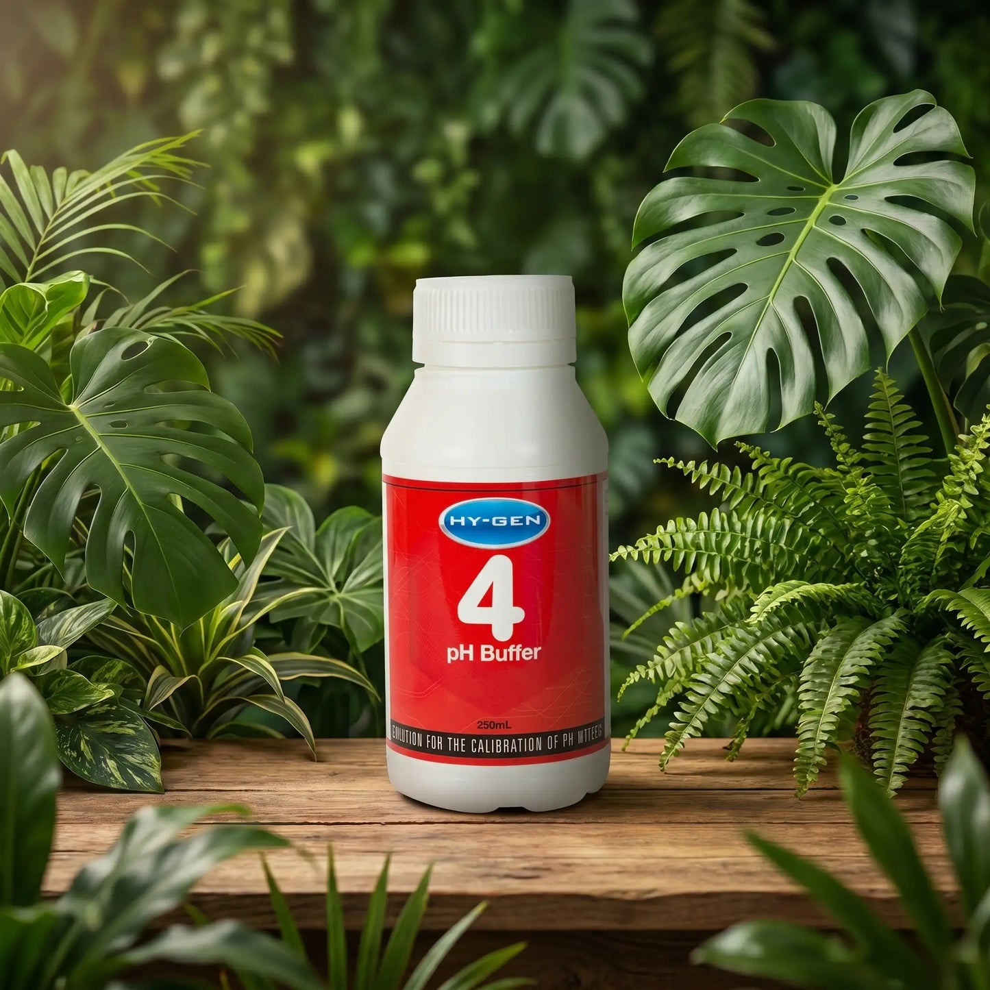 HY-GEN pH 4 Buffer Solution | 250ml, 1L, 5L | pH Calibration Solution