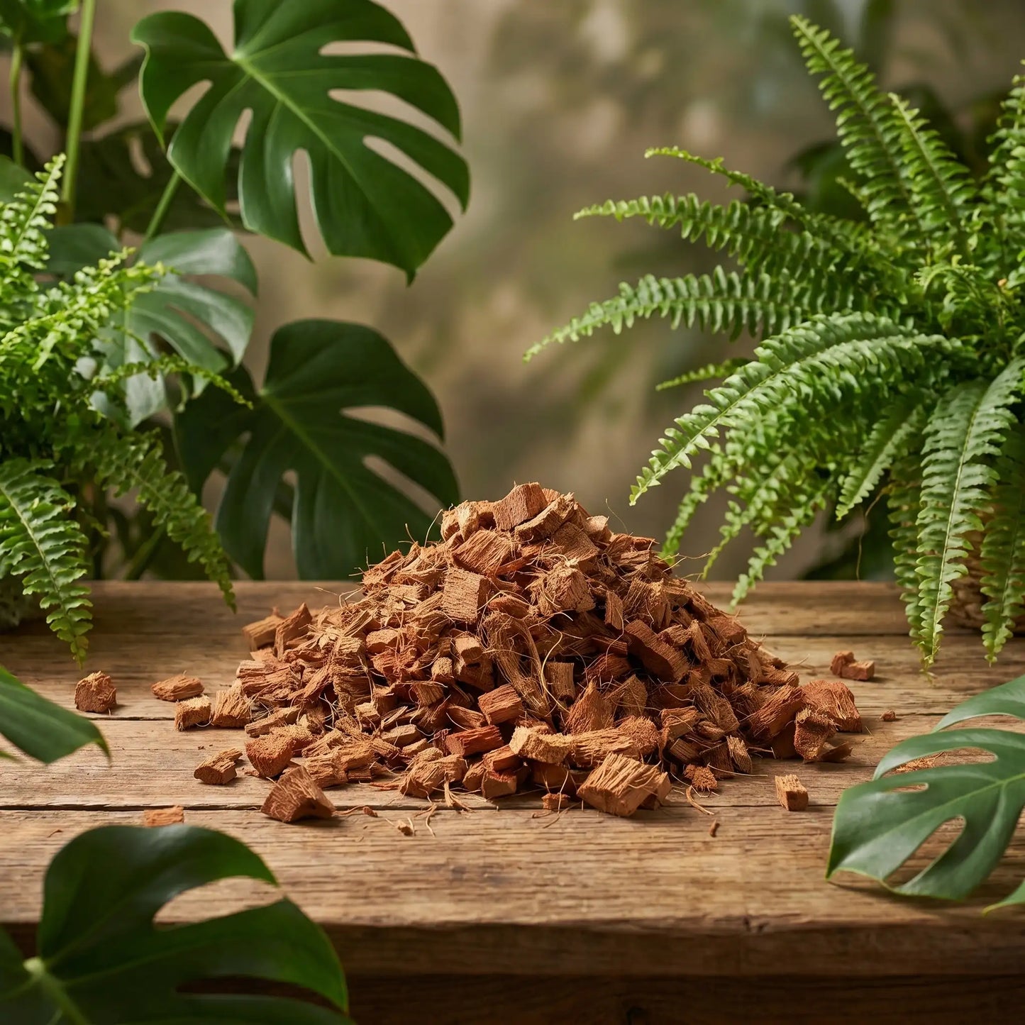 HY-GEN Coco Husk Chips | 50L Bag | Coarse Coco Chips for Drainage & Aeration