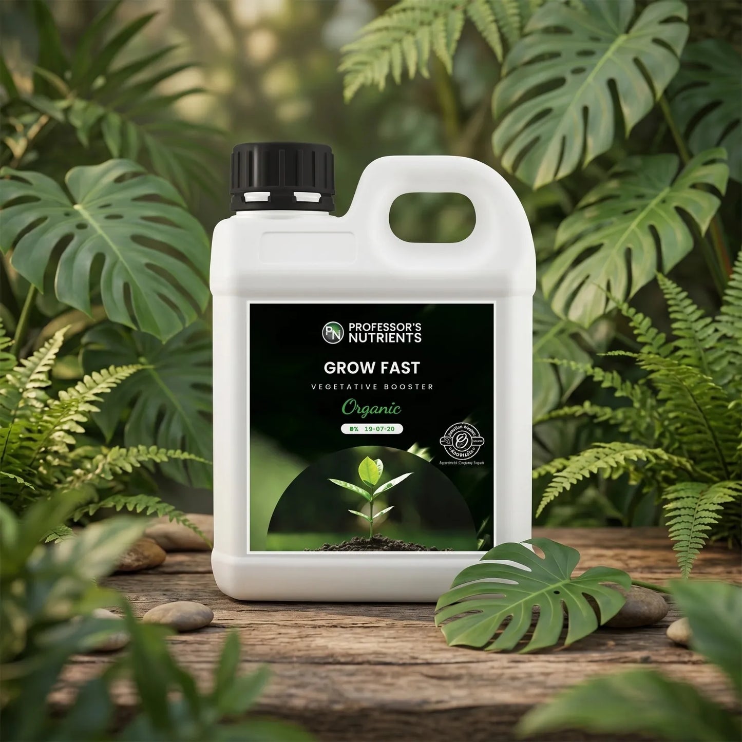 Professor's Nutrients Organic Grow Fast | 1L, 5L, 10L | 100% Organic Veg Booster