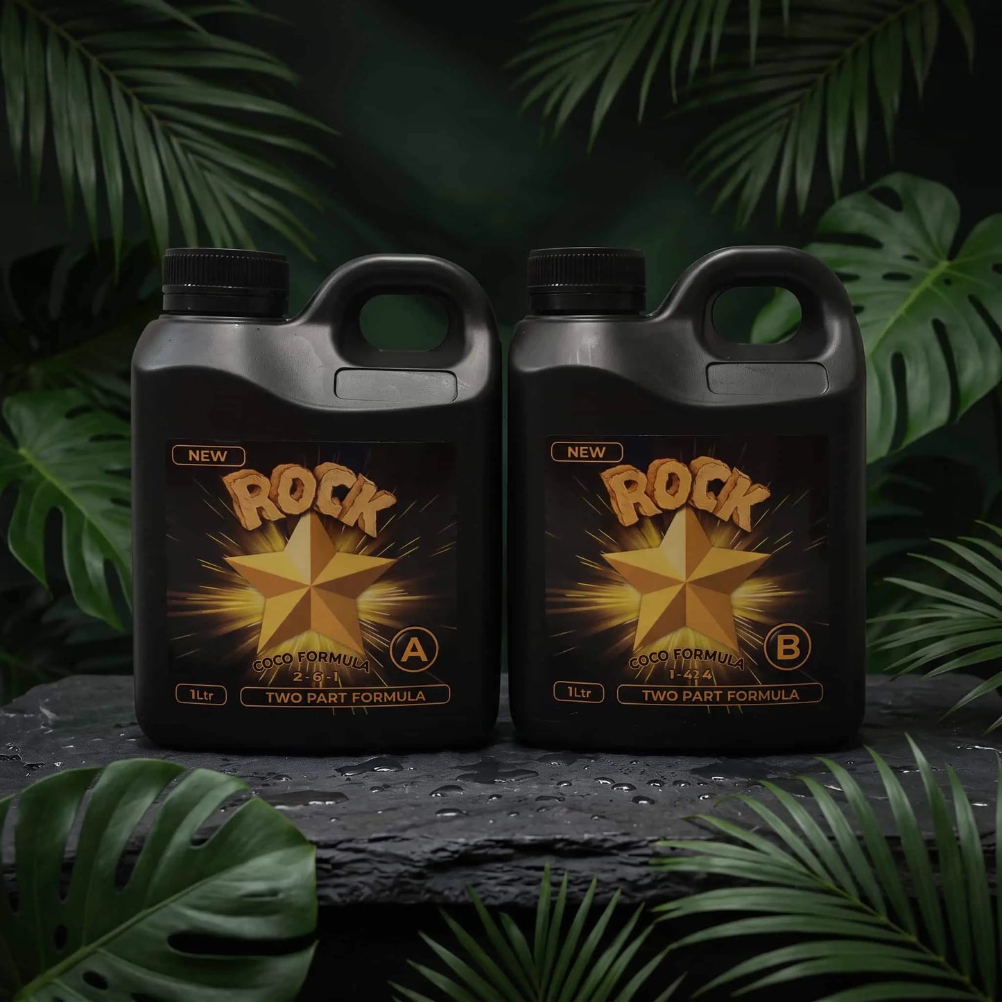 Rock Nutrients Rock Star A and B | 2x1L, 2x5L, 2x20L | 2 Part Base Nutrient