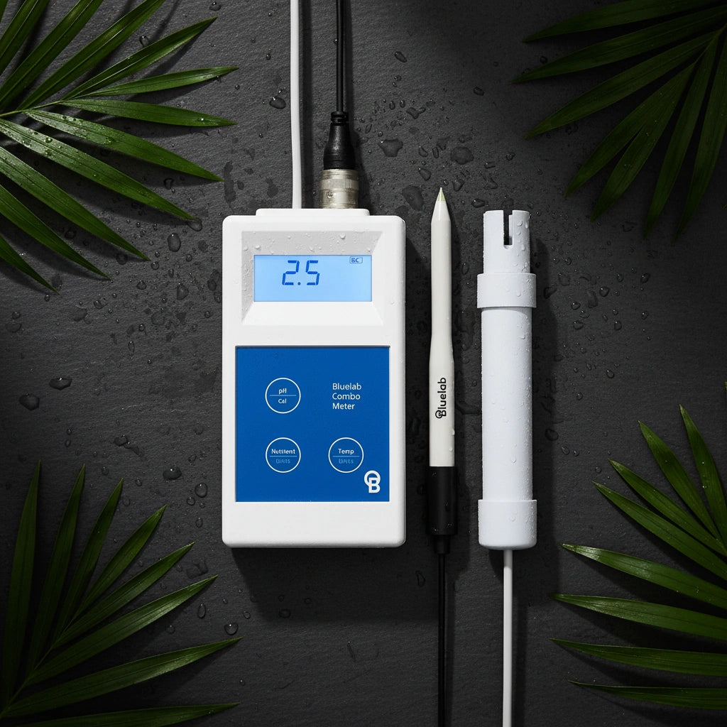 Bluelab Combo Meter with Leap pH Probe | pH, EC & Temp in Solution & Soil