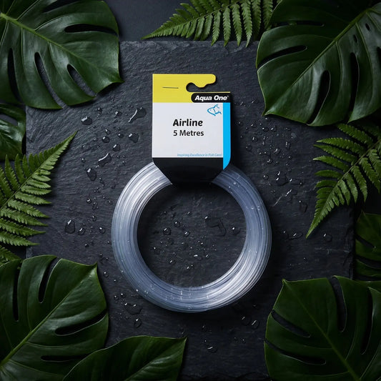Aqua One Clear Silicone Airline Tubing, 5m and 100m Rolls, for Hydroponics, DWC and Aquariums