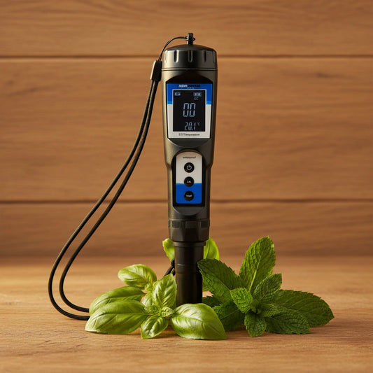 AquaMaster E50 Pro EC & Temperature Meter – IP67 Waterproof | Hydroponic EC Pen