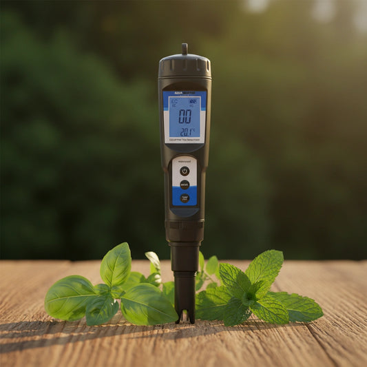 AquaMaster E60 Pro EC, PPM, TDS & Temperature Meter – IP67 Waterproof | 4-in-1 Nutrient Pen