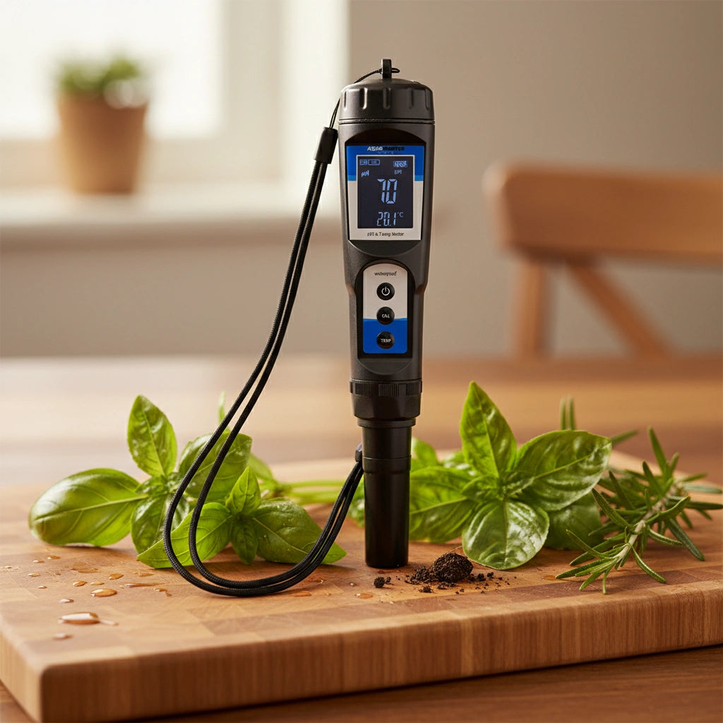 AquaMaster P50 Pro pH & Temperature Meter – IP67 Waterproof | 2-Point Auto Cal