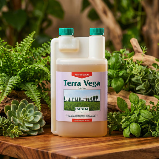 CANNA Terra Vega Vegetative Nutrient | Soil & Potting Mix | 1L, 5L, 10L & 20L