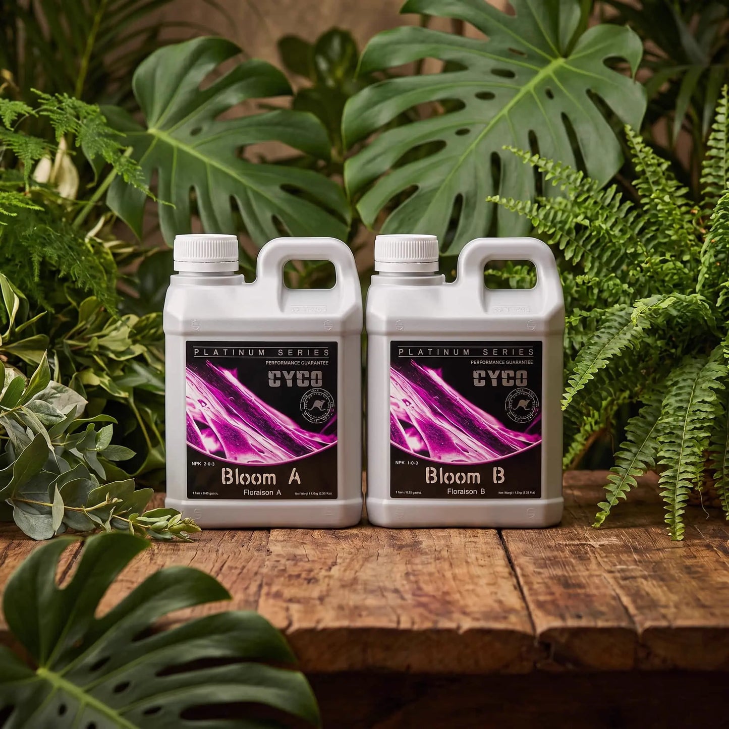 Cyco Platinum Series Bloom A and B | 2 x 1L, 2 x 5L, 2 x 20L | Premium Two-Part Flowering Nutrient
