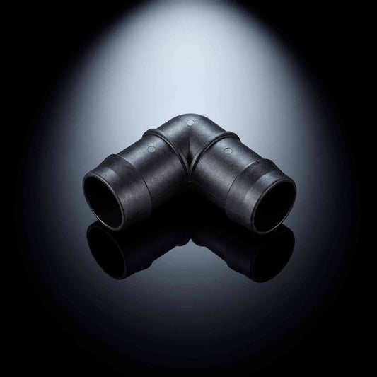 Barbed Elbow | 4mm, 6mm, 13mm, 19mm, 25mm | 90 Degree Irrigation Connector
