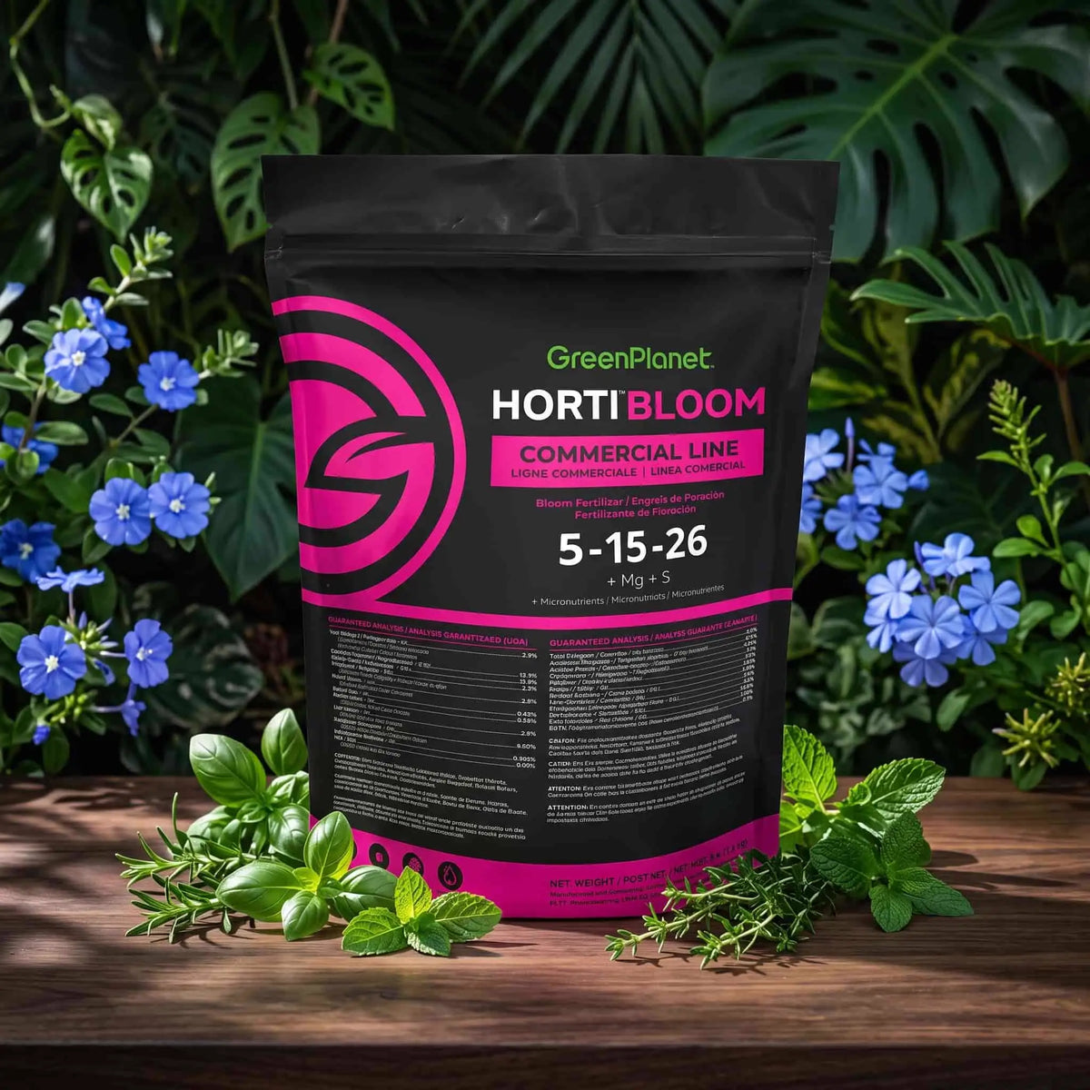 Green Planet Horti Bloom | 2.3kg Powder Pack | Premium Bloom Booster Fertiliser