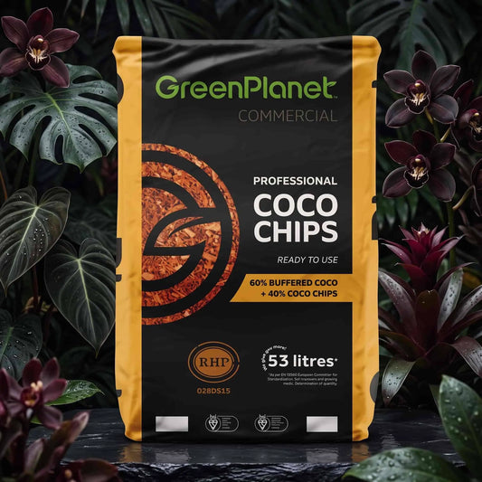 GreenPlanet Coco Chips | 53 Litre | RHP Certified 60:40 Hydroponic Growing Medium