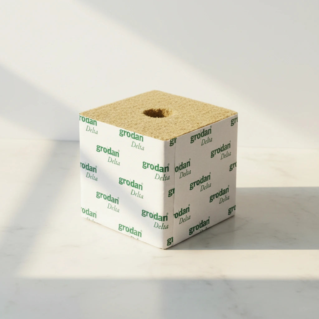 Grodan Hugo Grow Wool Block 150mm x 150mm x 150mm | Full Cycle Rockwool Block