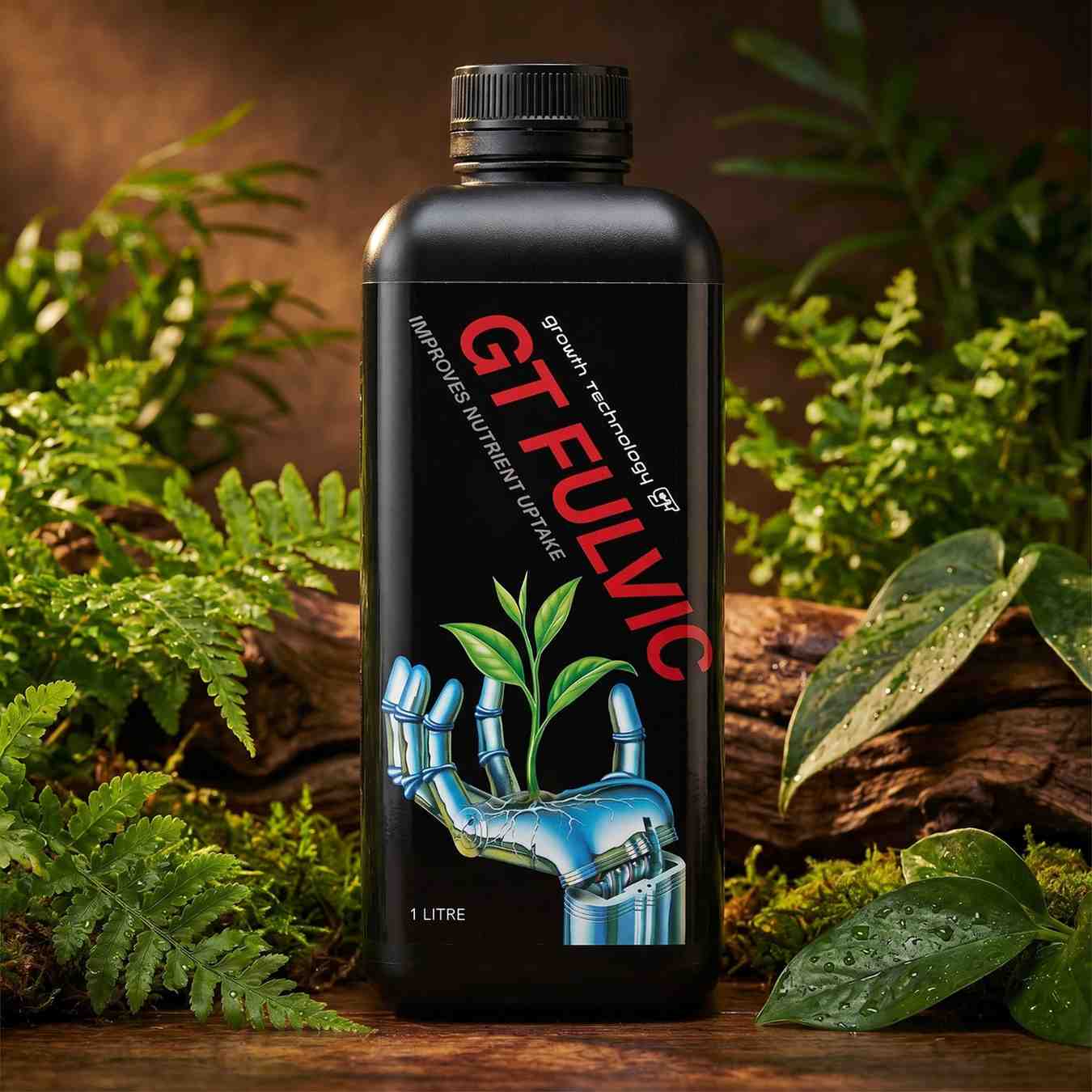 GT Fulvic – Concentrated Fulvic Acid Bio-Stimulant for Hydroponics (1L, 5.5L, 20L)