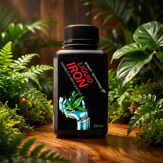 GT Liquid Iron – Iron Deficiency Corrector for Hydroponics & Problem Soils (250ml, 1L, 5L)