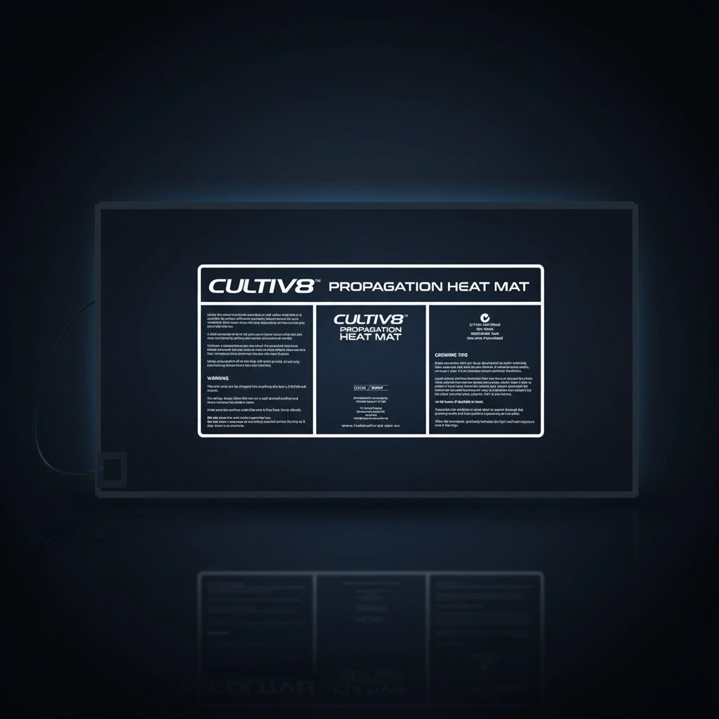 Cultiv8 Flexible Propagation Heat Mat | 18W, 25W & 35W | Seedling & Clone Heat Mat | C-Tick Certified