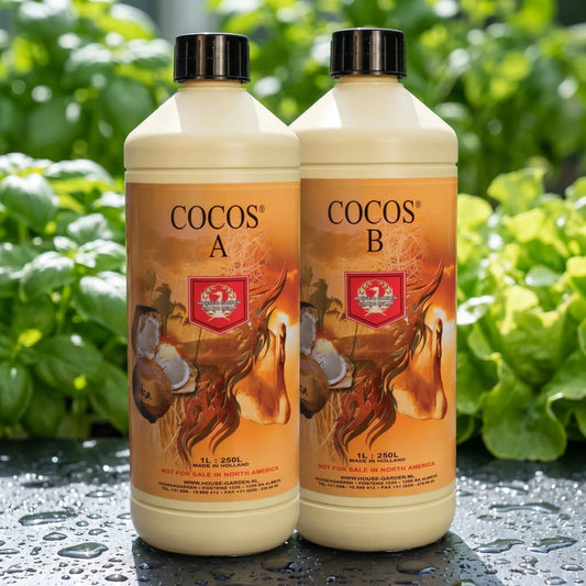 House & Garden Cocos A&B | Premium Coco Coir Base Nutrient Set | 1L to 20L