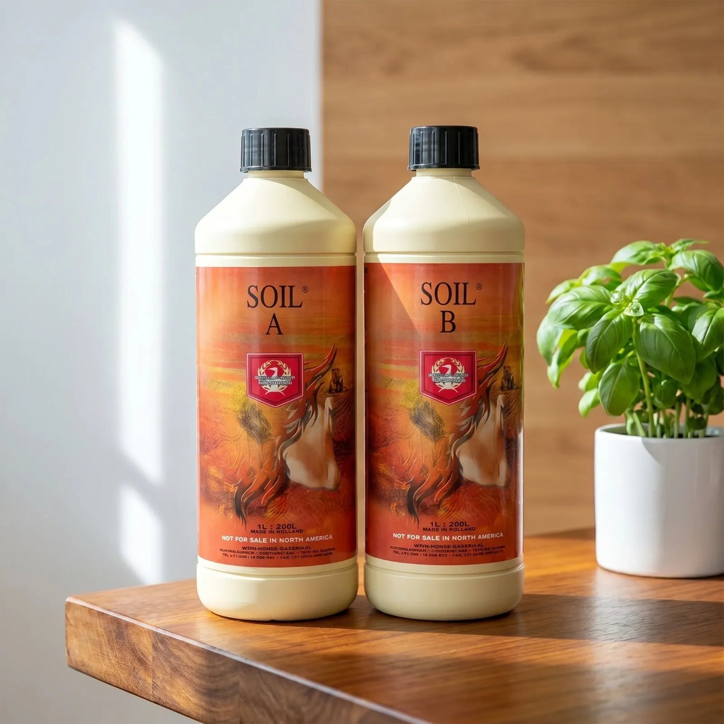 House & Garden Soil A+B | Two-Part Base Nutrient for Soil and Premium Soil Blends | 1L to 20L
