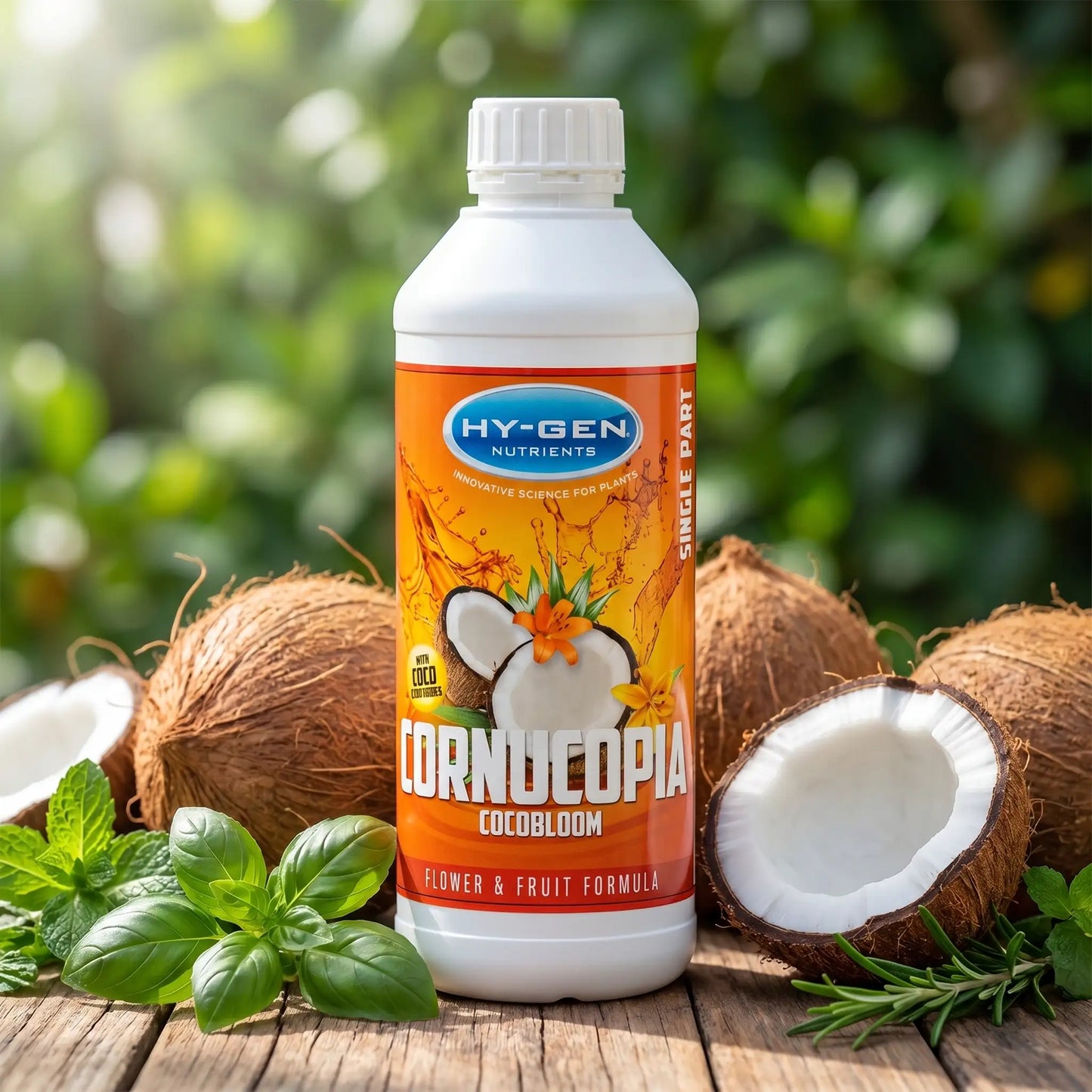 HY-GEN Cornucopia CocoBloom Single Part | 1L, 5L | One Bottle Coco Bloom Nutrient