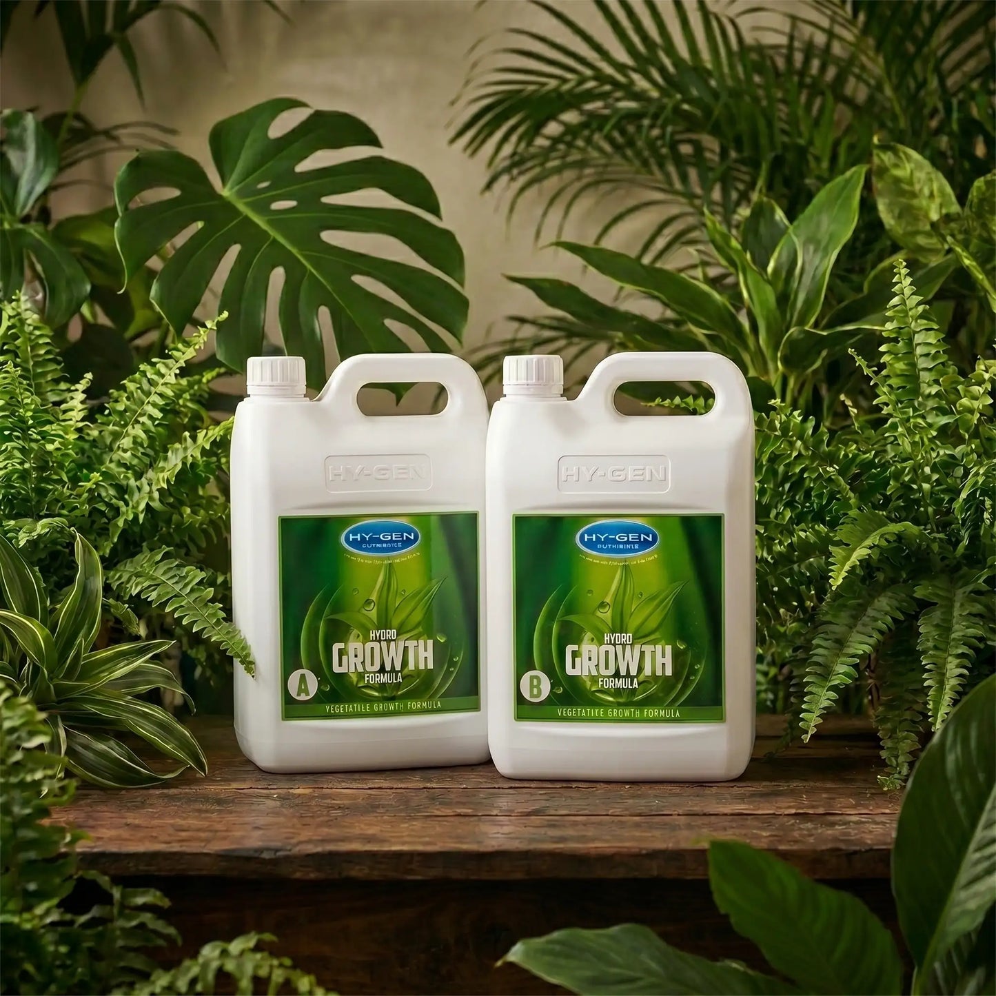 HY-GEN Hydro Growth Formula A & B | 2x1L, 2x5L, 2x20L | Hydroponic Veg Nutrient