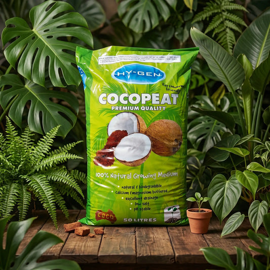 HY-GEN COCOPEAT | 50L | Premium pH Buffered Coco Growing Medium