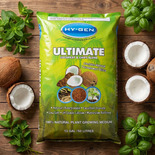 HY-GEN Ultimate Blend Coco | 50 Litre | Premium pH Buffered Coco Peat
