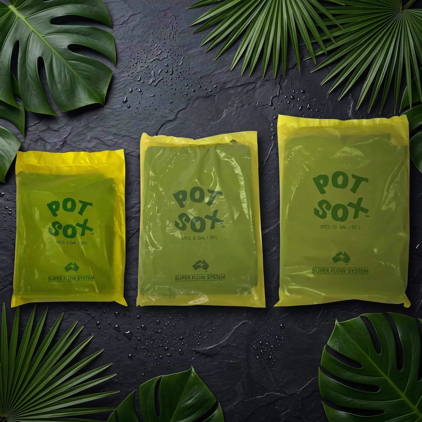 Pot Sox Original | Three Pack | Fabric Pots for Bigger Yields