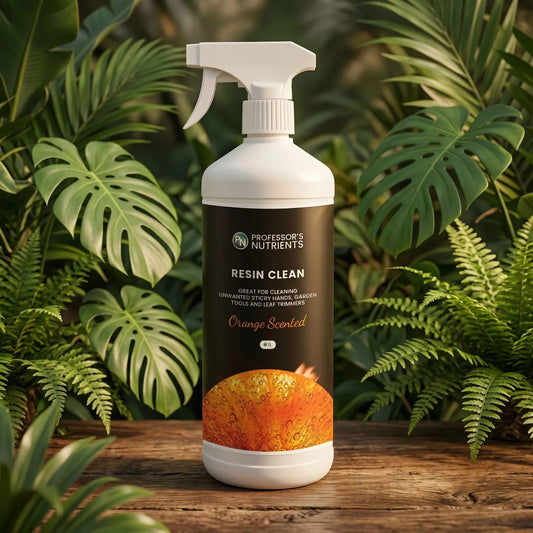 Professor's Nutrients Resin Clean | 1 Litre Trigger Spray | Natural Citrus Tool Cleaner