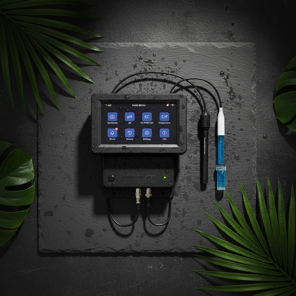 Aquamaster C800 Pro pH & EC Controller | pH, EC, PPM, TDS & Temperature