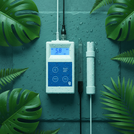 Bluelab Combo Meter | Handheld pH, EC & Temperature Meter for Hydroponics