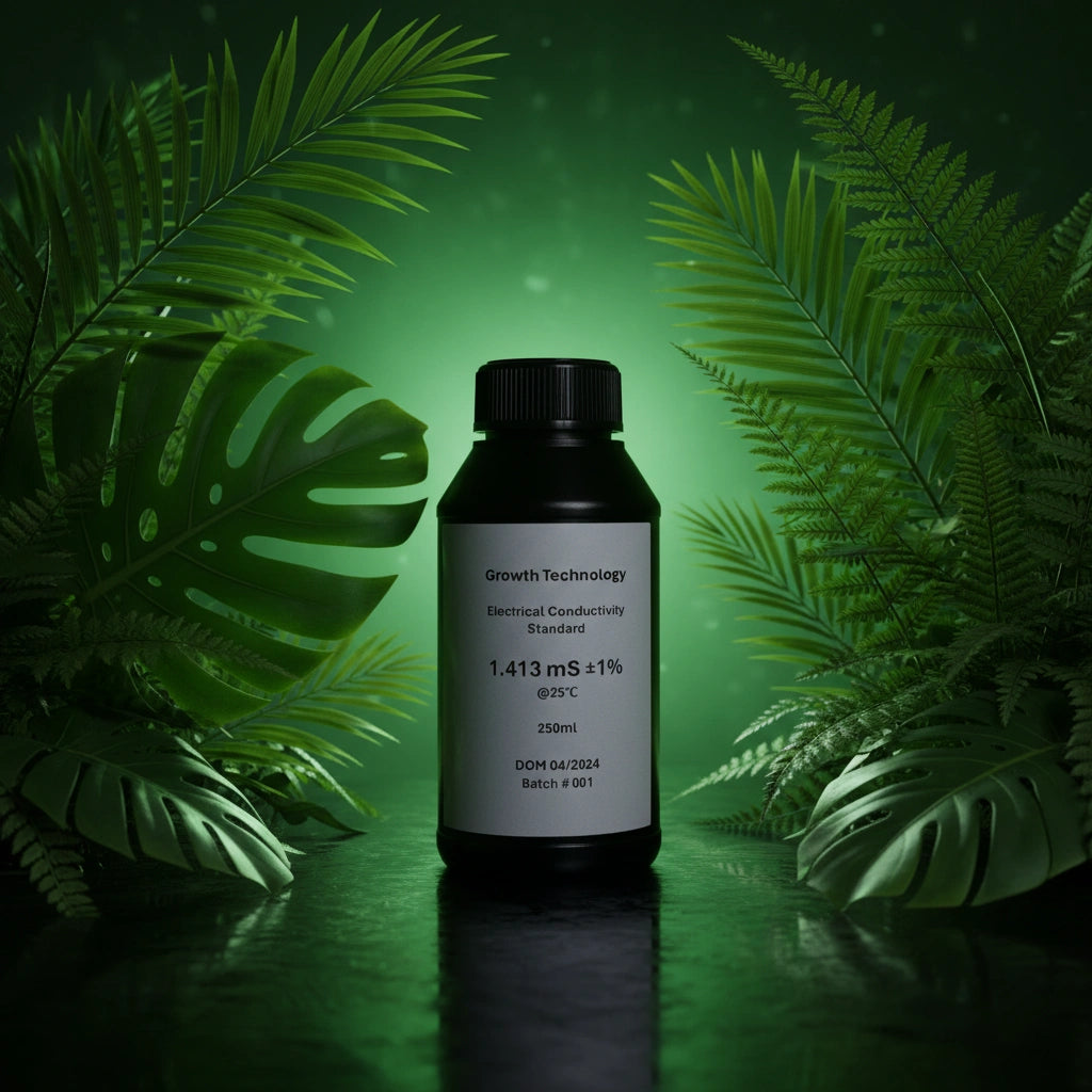 Growth Technology EC Calibration Solution 1.413 mS/cm 250ml | For Aquamaster Meters